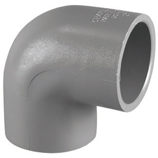 Charlotte Pipe And Foundry Charlotte Pipe Schedule 80 2 in. Slip X 2 in. D Slip PVC Elbow 1 pk PVC 08300 2000 - main